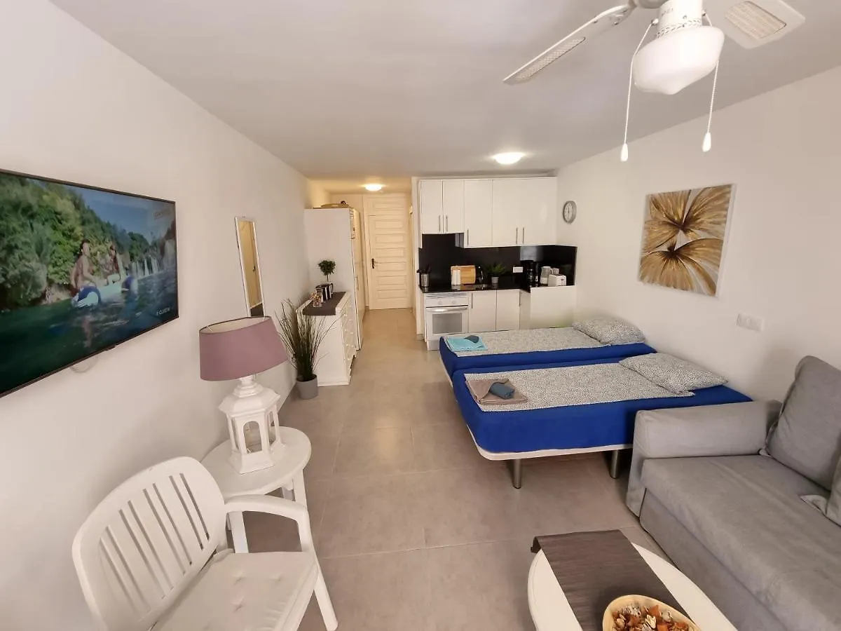 Διαμέρισμα Studio No 2 Just 100 To Beach And Sea, Large Terrace, Heated Pool, Wifi, Aircondition For A Fee Πλάγια ντε λας Αμέρικας