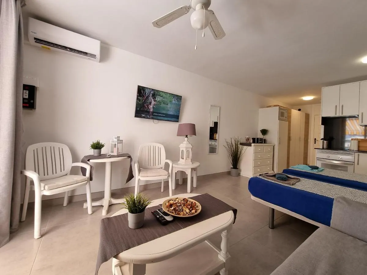 Studio No 2 Just 100 To Beach And Sea, Large Terrace, Heated Pool, Wifi, Aircondition For A Fee Πλάγια ντε λας Αμέρικας Ισπανία